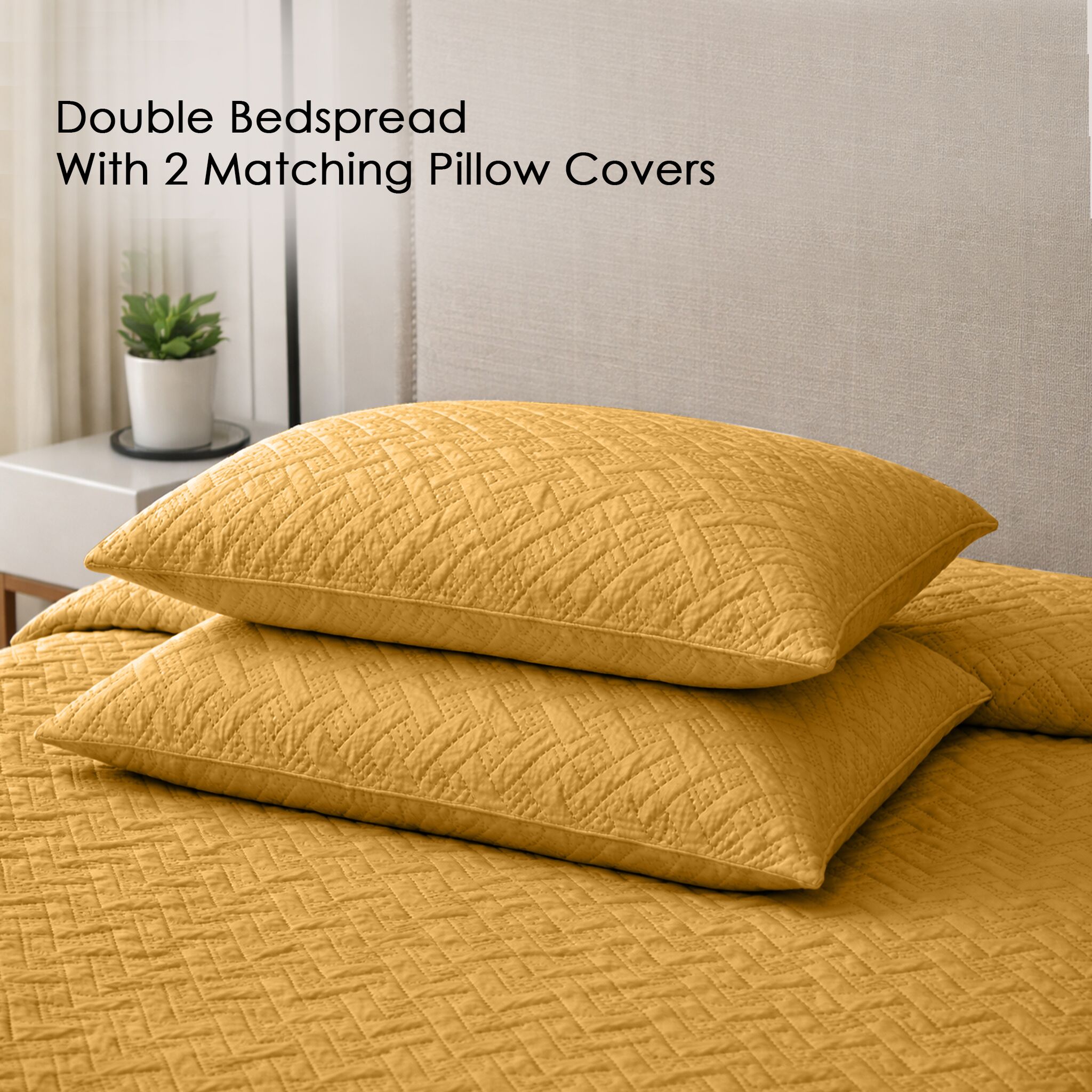 Urbane Bedspread Honey Dew - Image 7