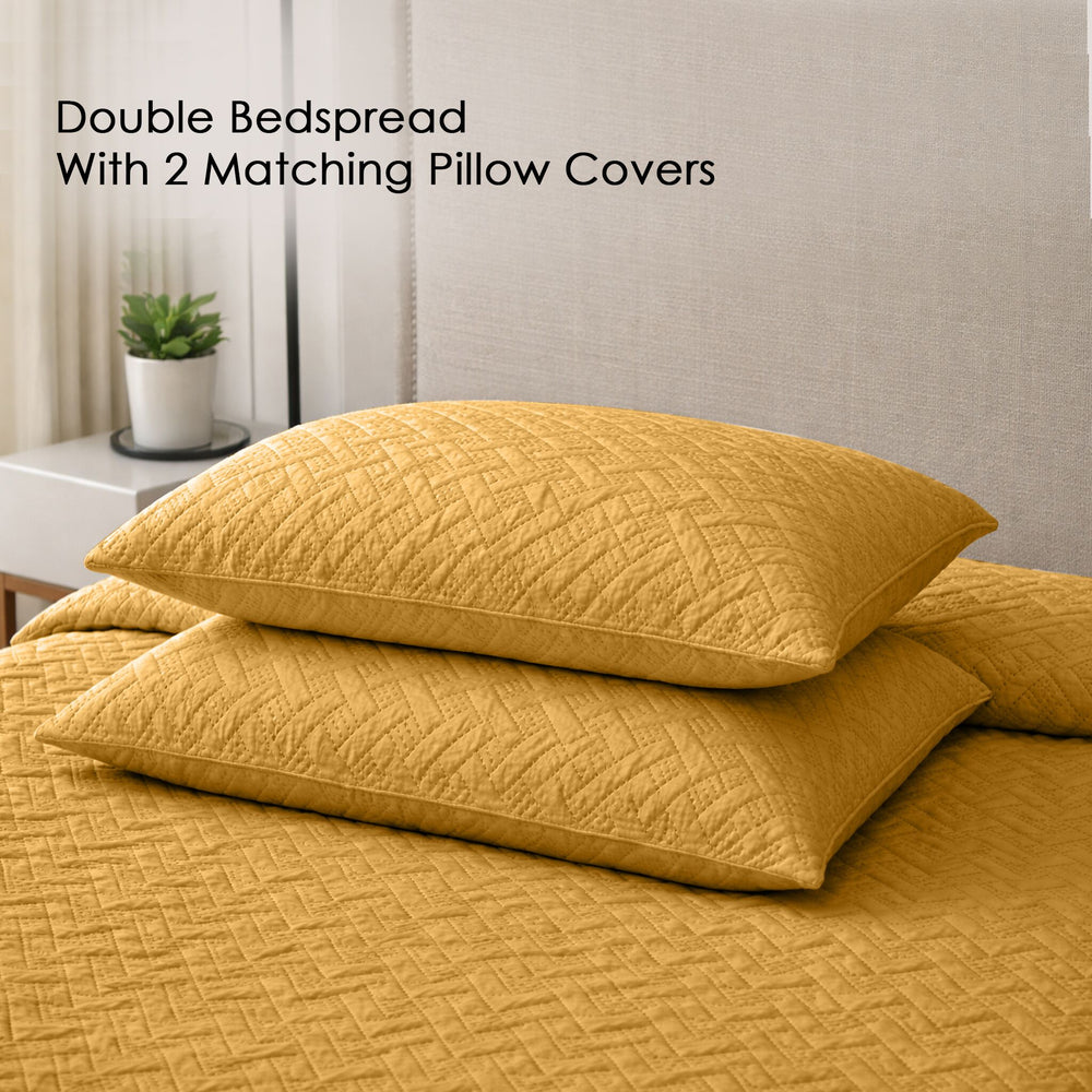 Urbane Bedspread Honey Dew - Image 7